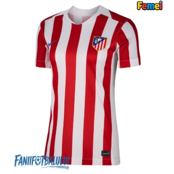 Atletico Madrid Tricou Fotbal Replică 2025-26 Femei Acasa